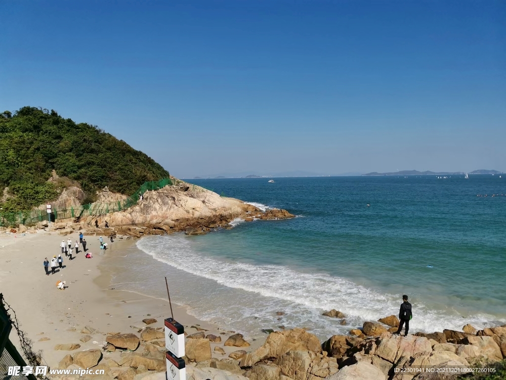 海边 