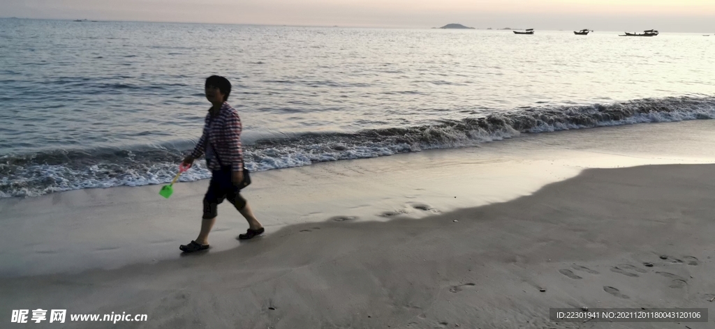 海边 