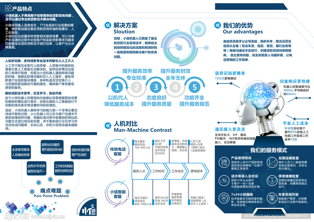 企业宣传三折页