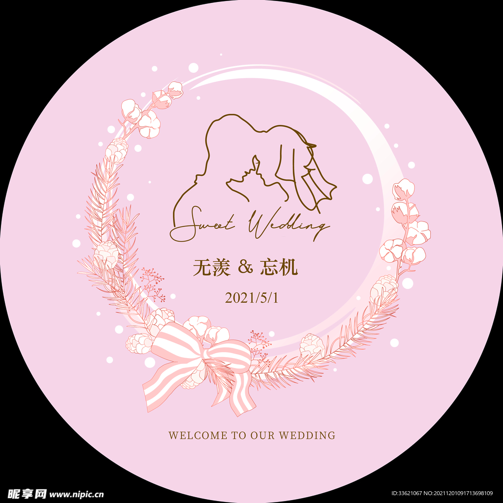 订婚派对展板