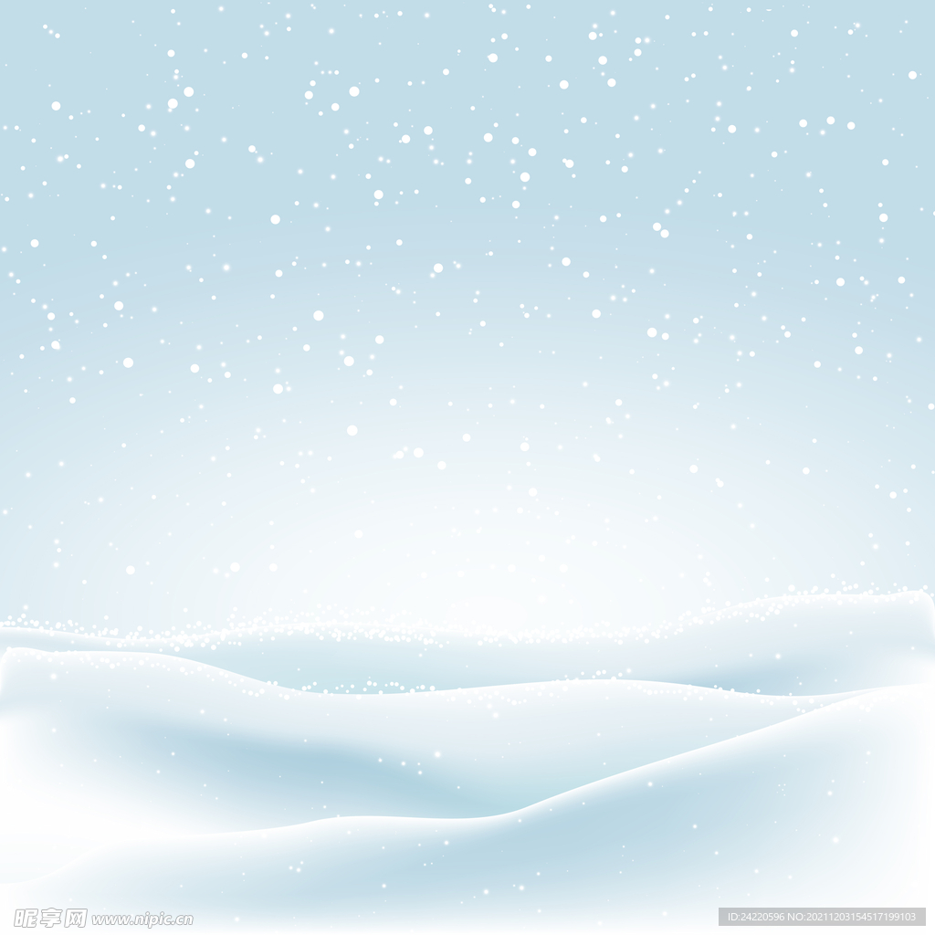 冬天下雪插画
