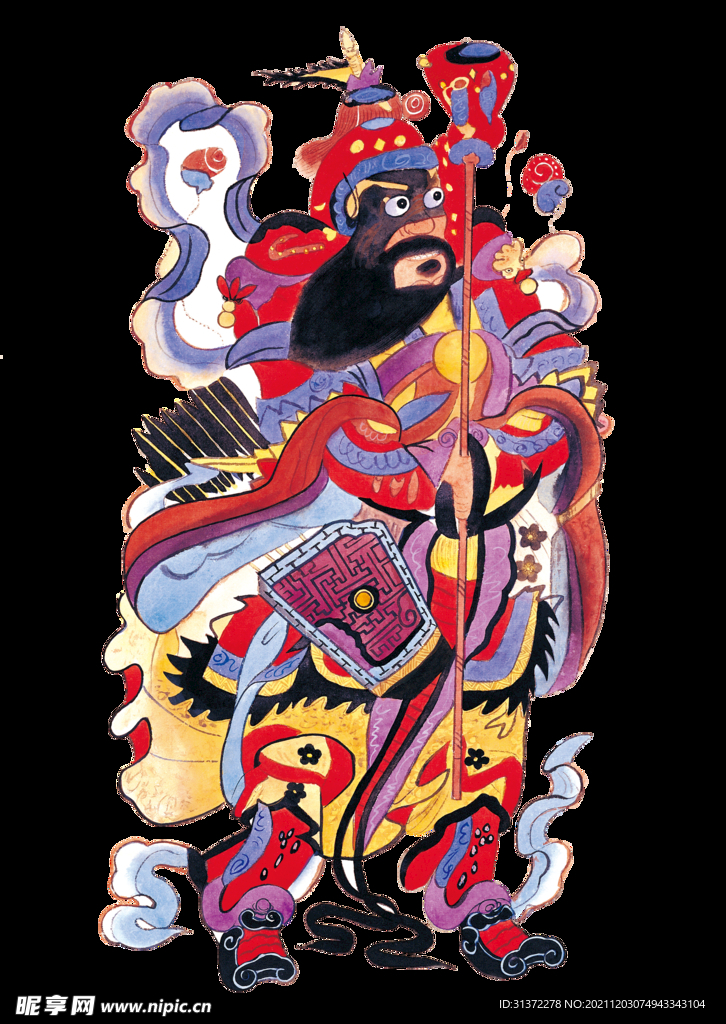   门神图片 