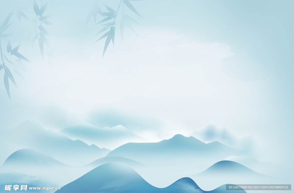 蓝色背景