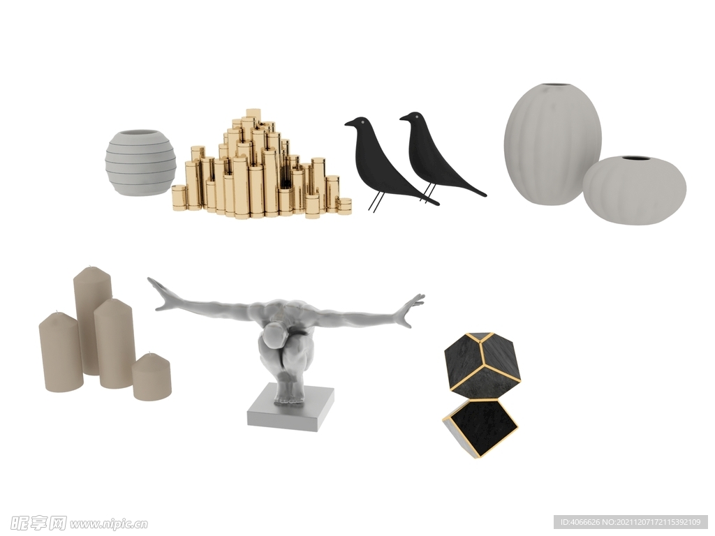 装饰品3d模型