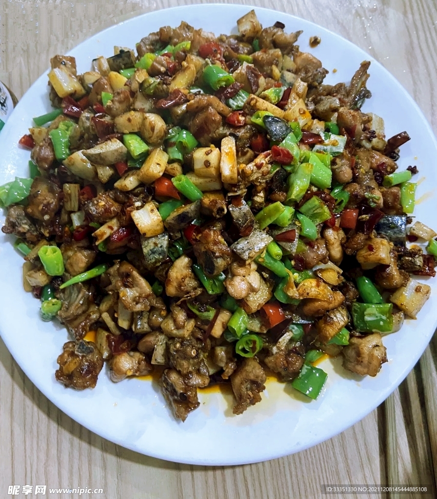 小青椒煎鸡