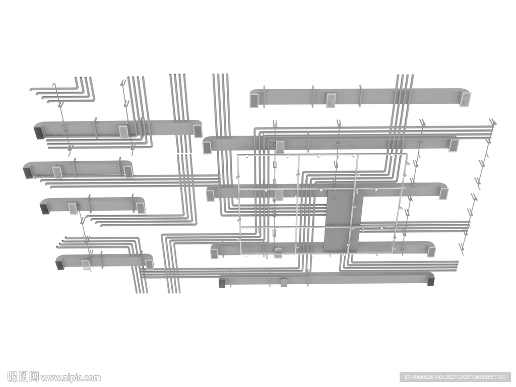 通风管道3d模型