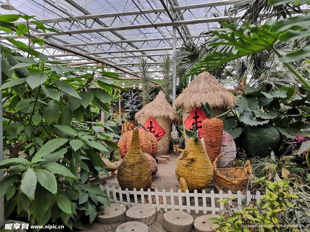 五谷丰登编织造型