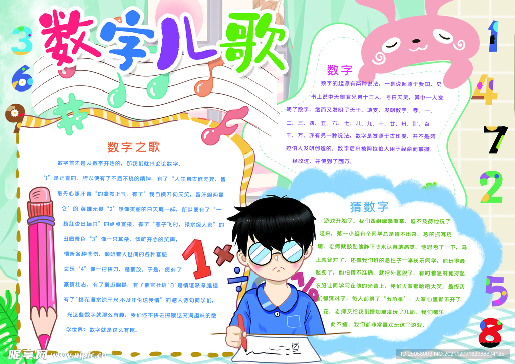 数学手抄报