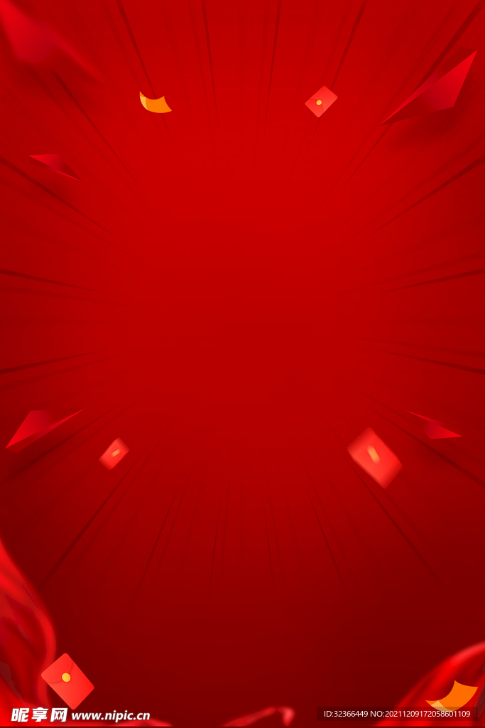 红色背景