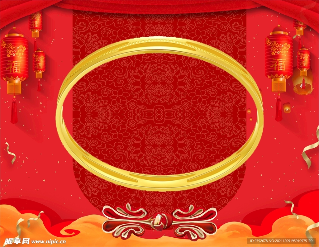 黄金手镯 黄金首饰 背景素材 
