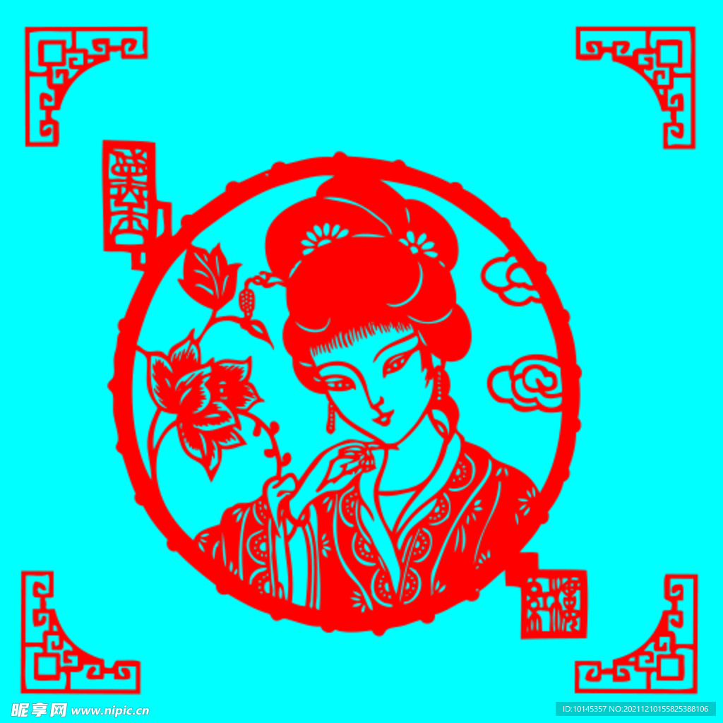头像剪纸
