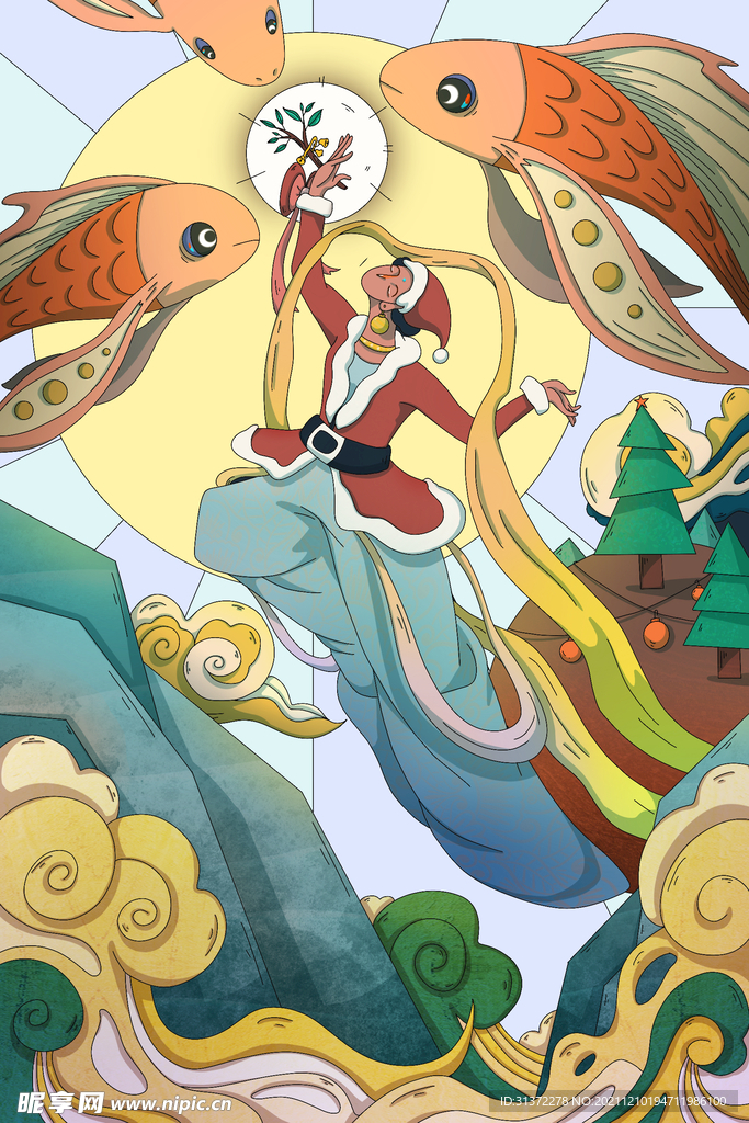  国潮海报设计图片 