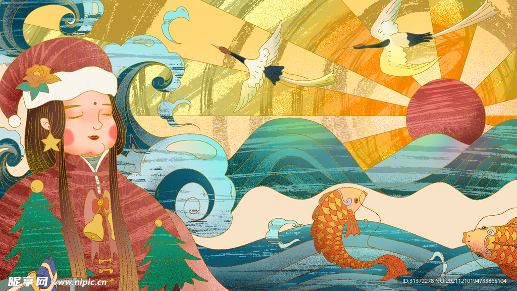  国潮海报设计图片 