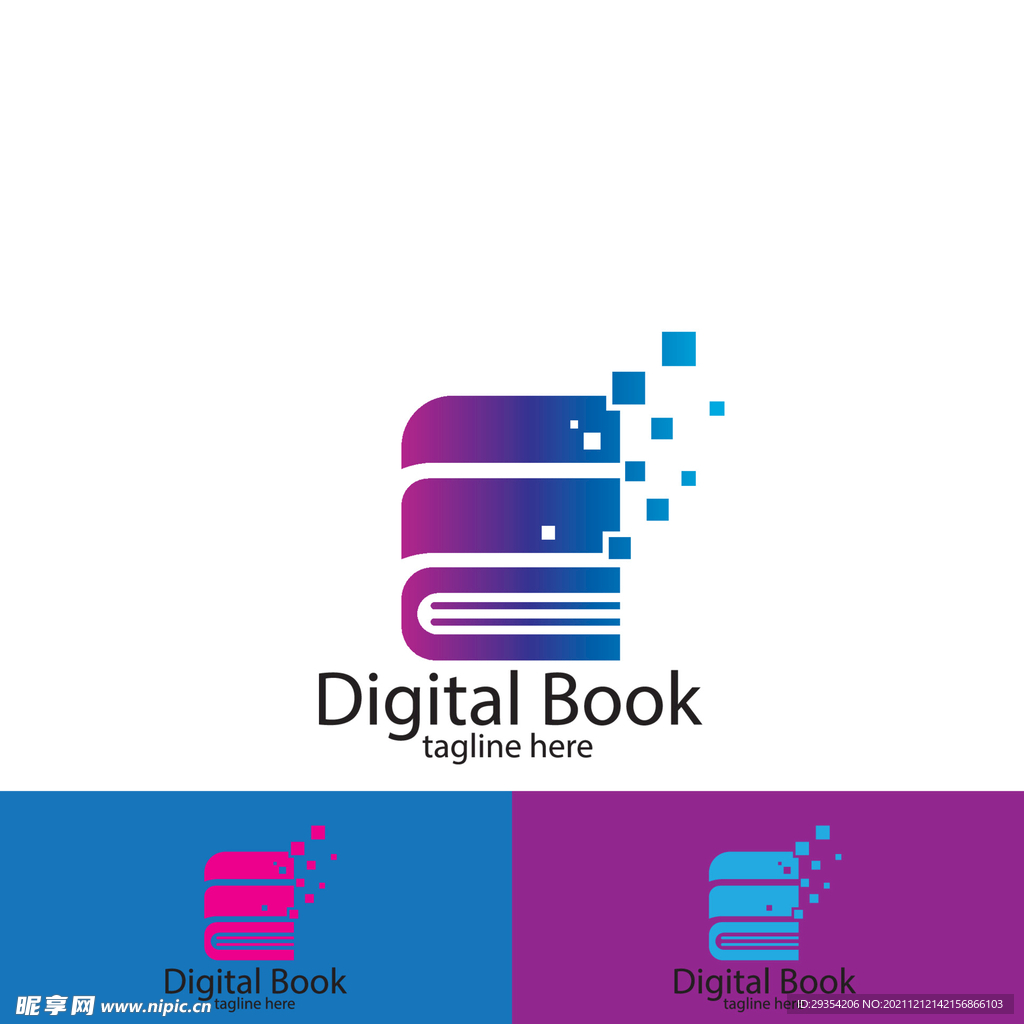 电子书标识模板图片