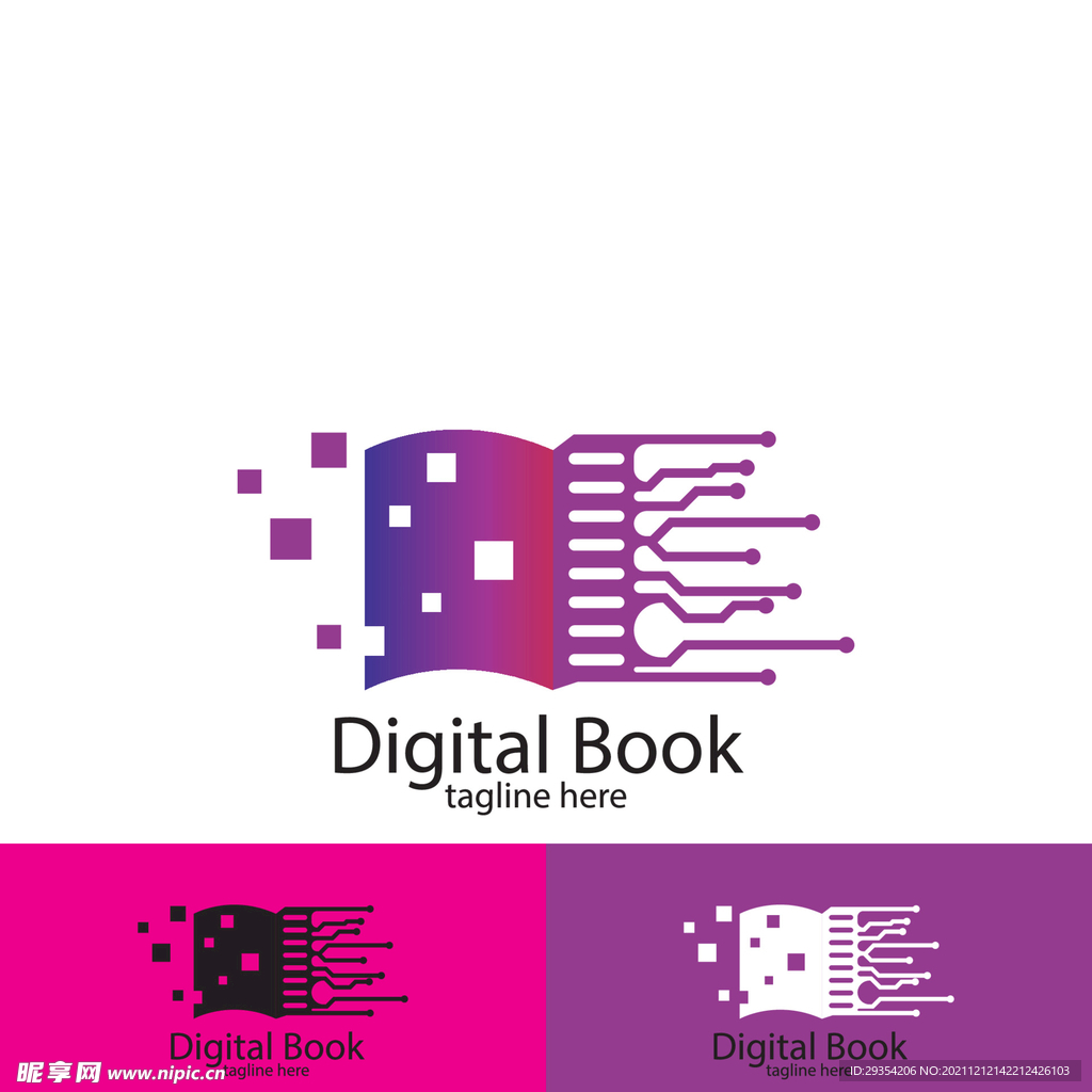 电子书标识模板图片