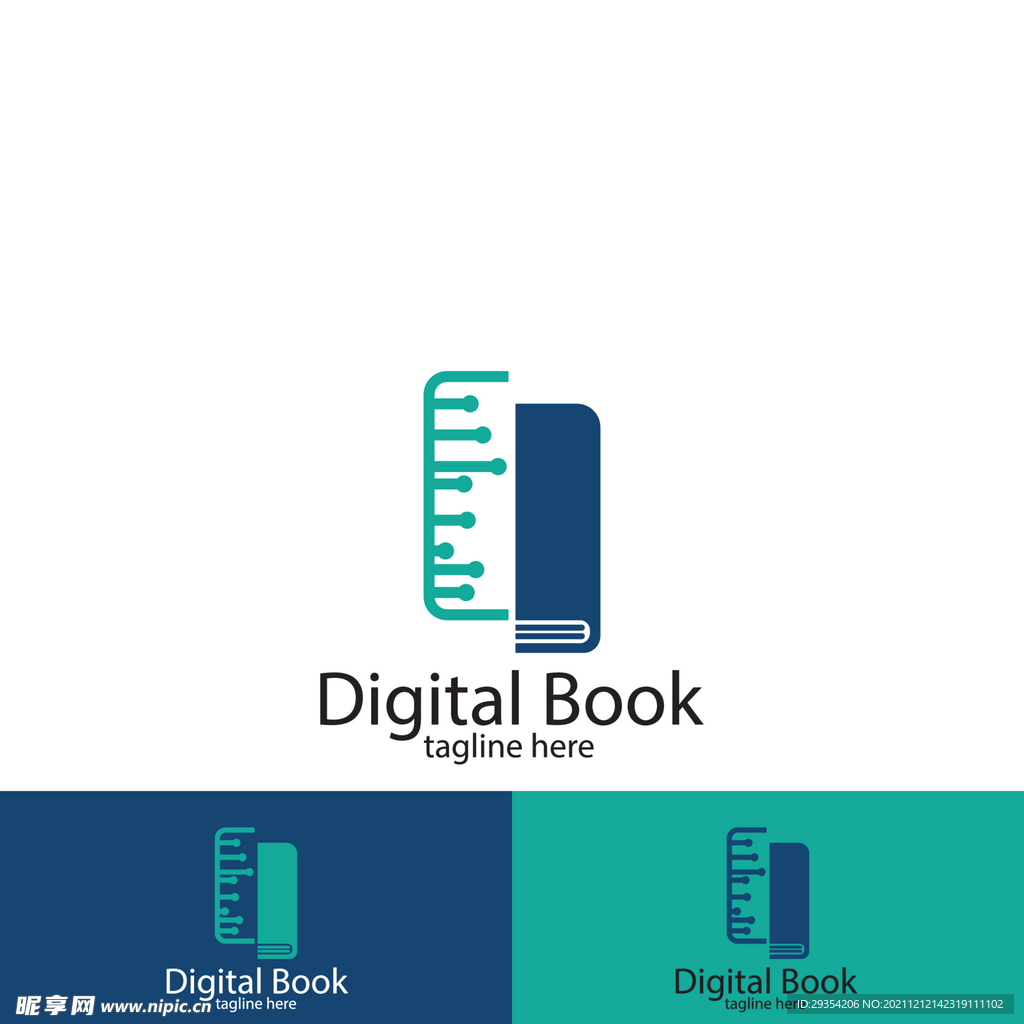电子书标识模板图片