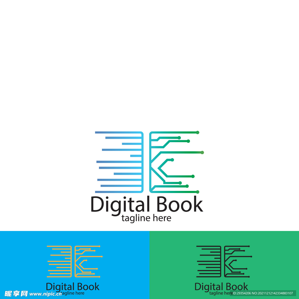 电子书标识模板图片