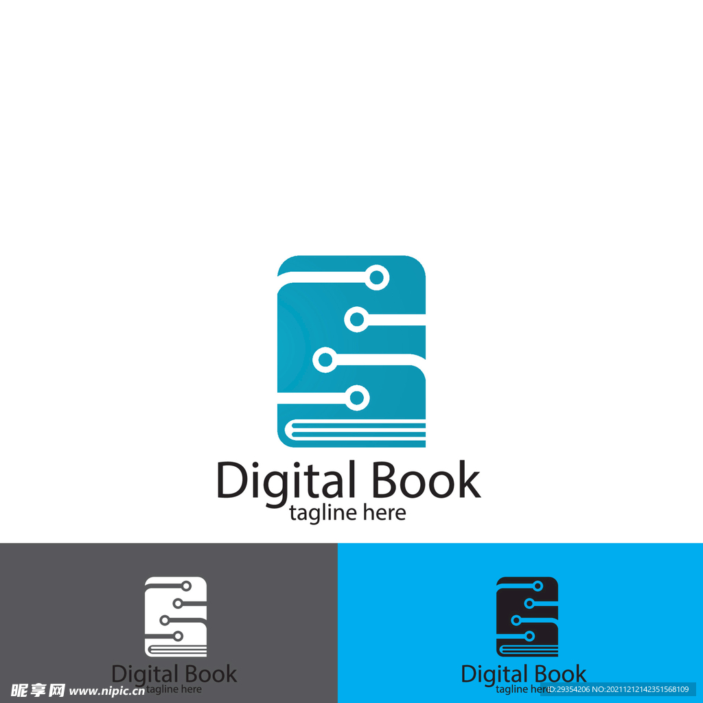 电子书标识模板图片
