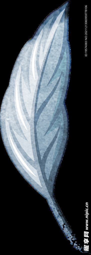 手绘叶子
