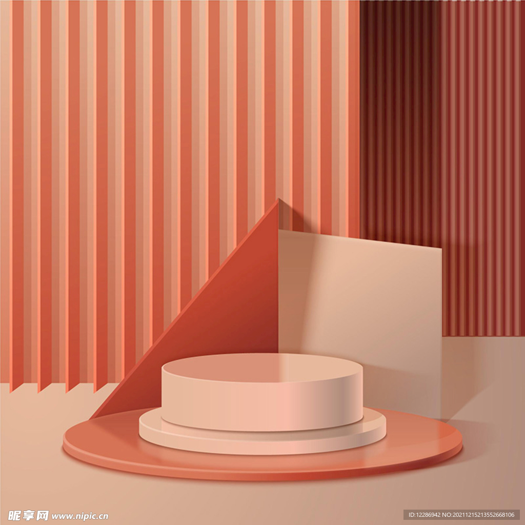 c4d电商产品展台背景