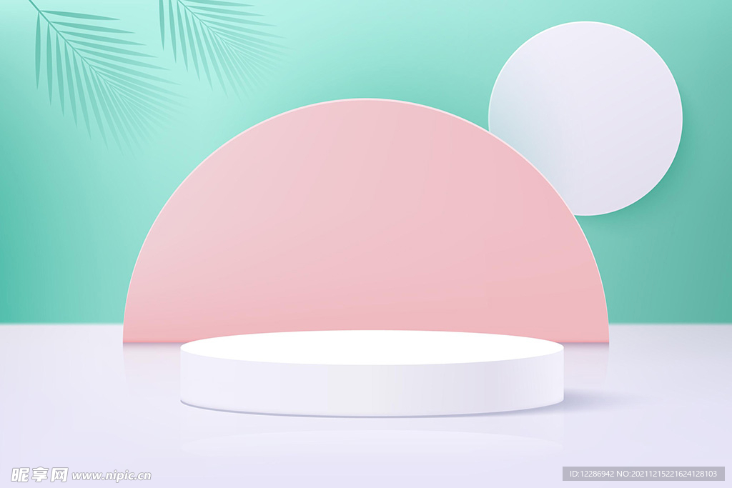 c4d电商产品展台背景