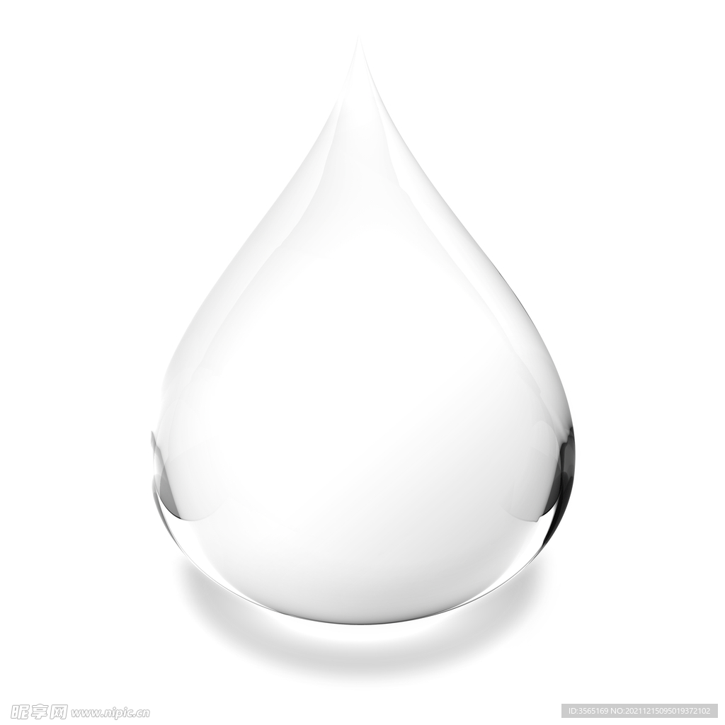 透明水珠液体水滴分层PSD素材