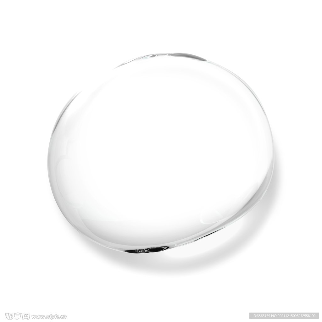 透明水珠液体水滴分层PSD素材