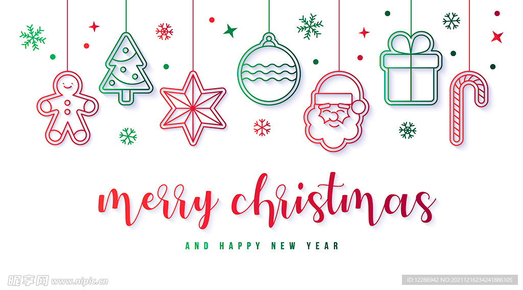 卡通圣诞节背景