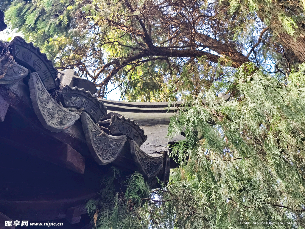 中式古建筑屋檐