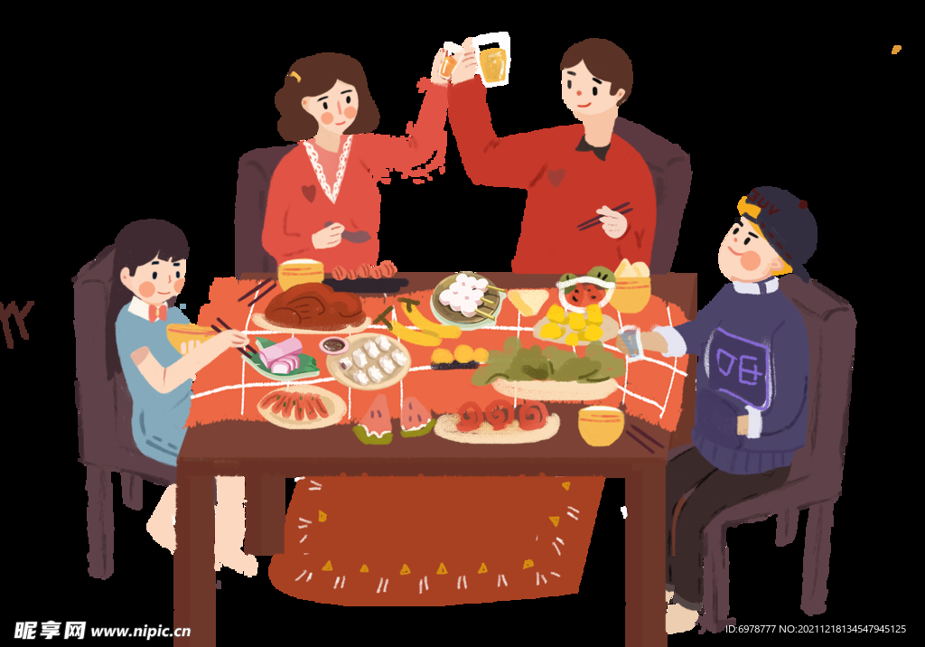 新年卡通画