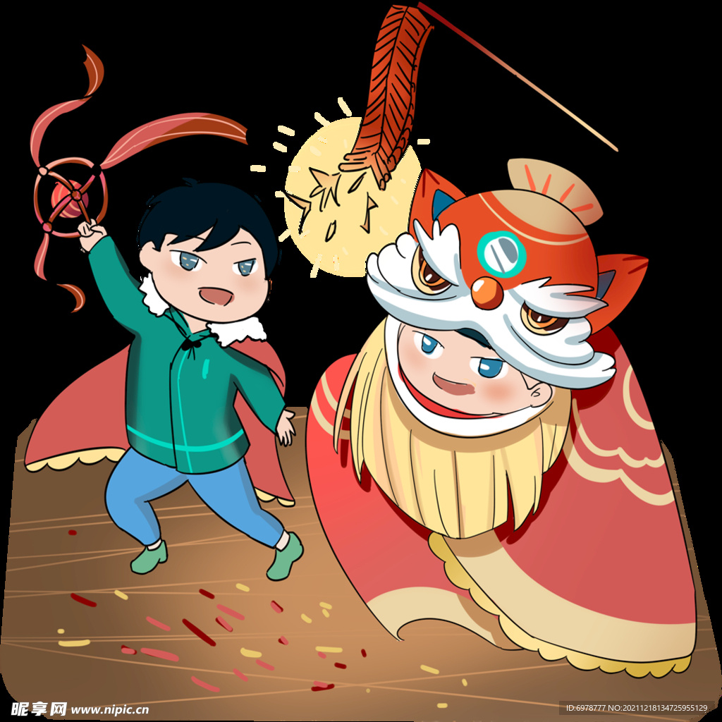 新年卡通画