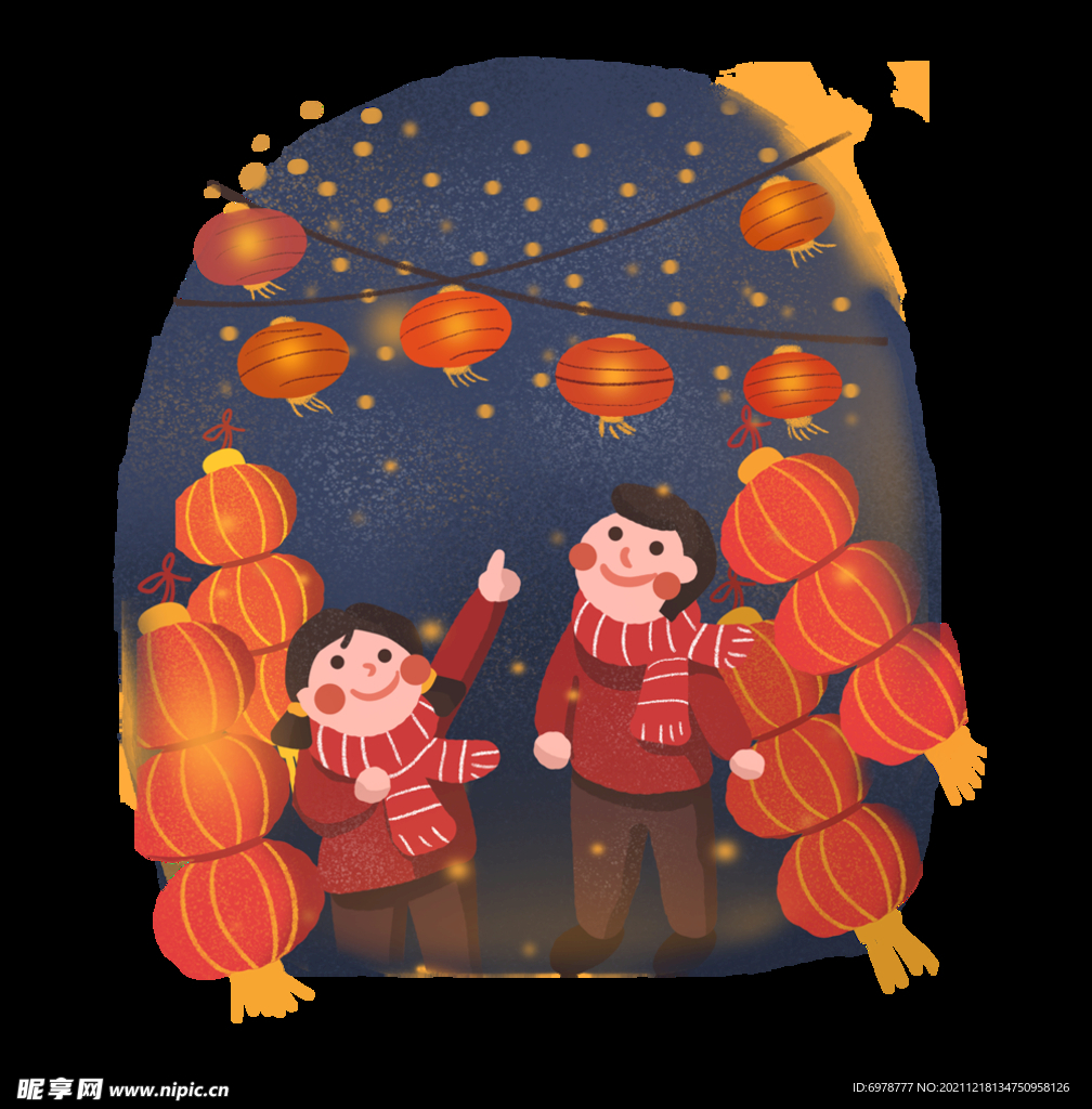 新年红灯笼