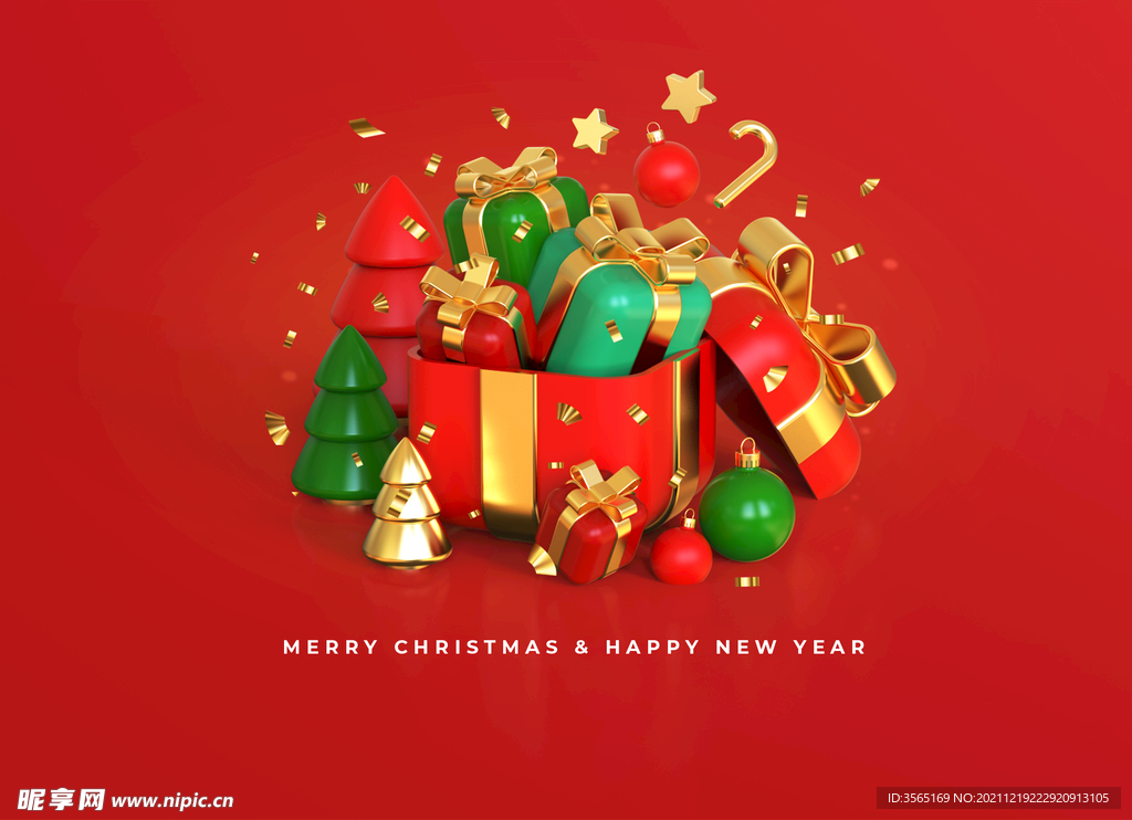 新年圣诞节喜庆节日素材