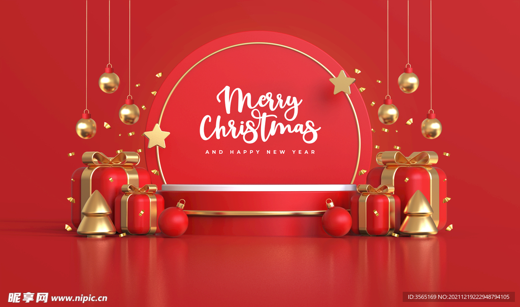 新年圣诞节喜庆节日素材