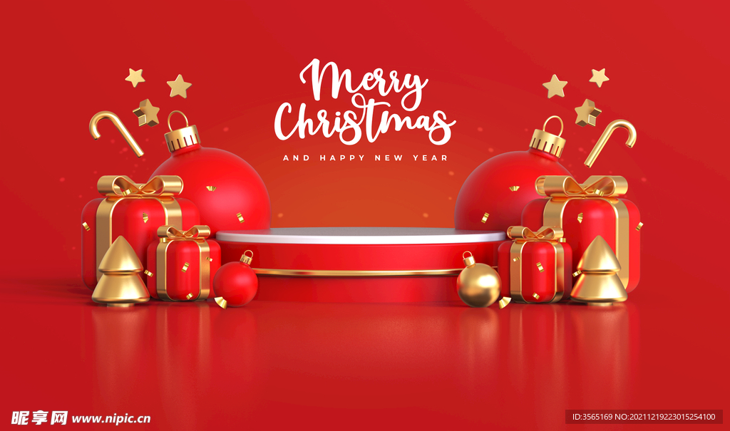 新年圣诞节喜庆节日素材