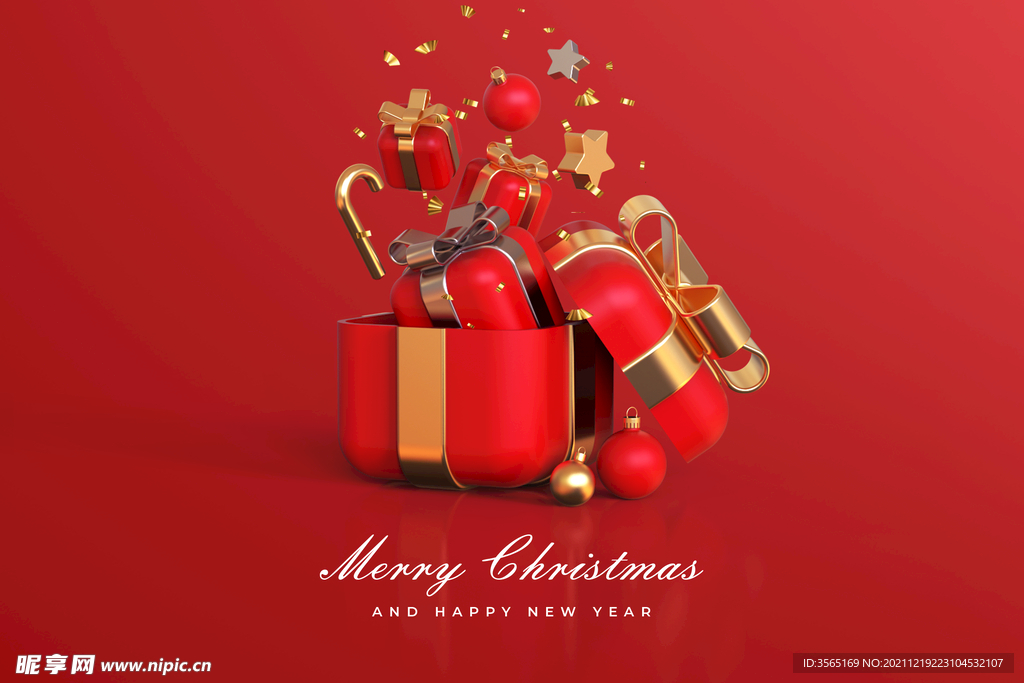 新年圣诞节喜庆节日素材