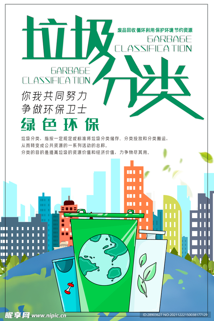 垃圾分类海报