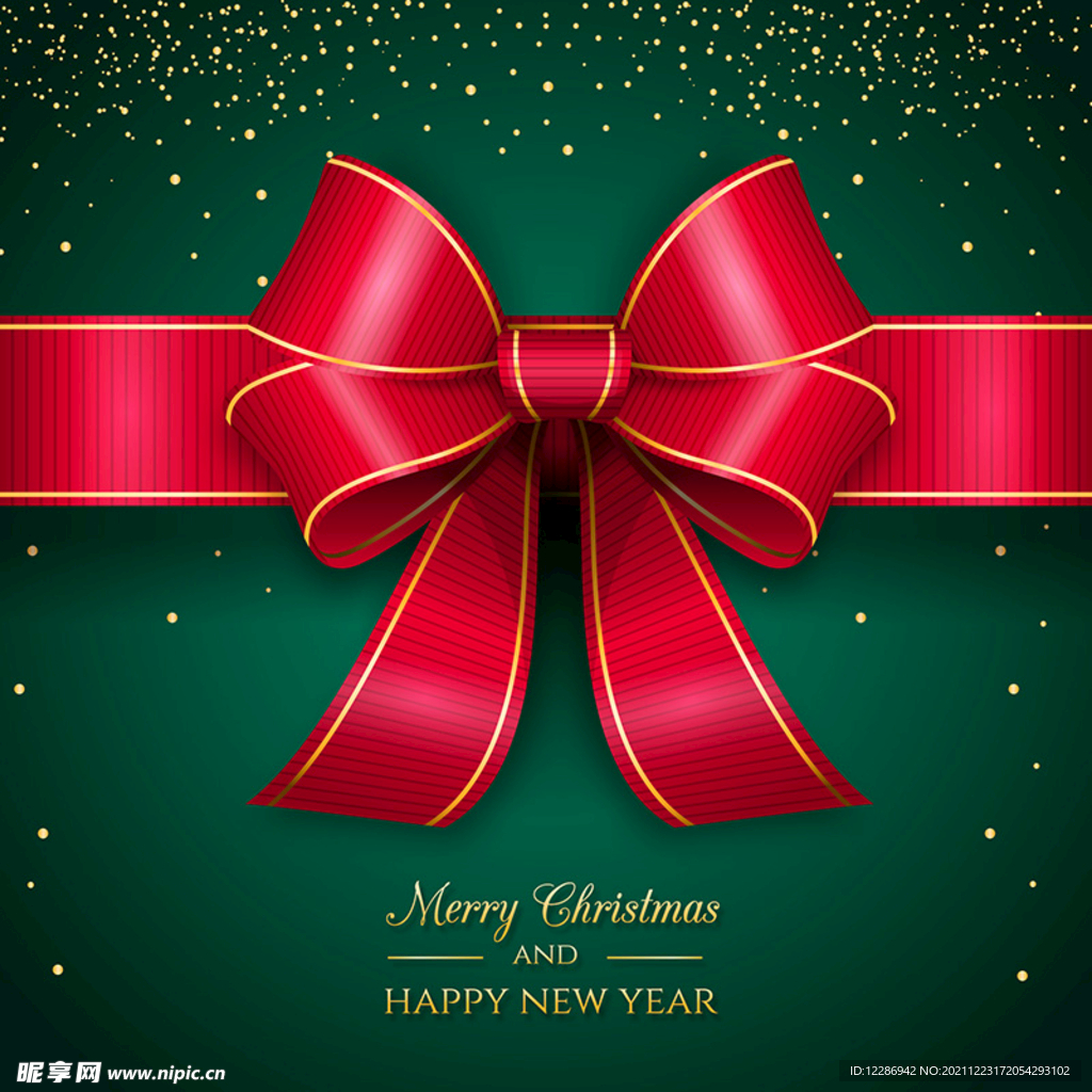 圣诞节礼物蝴蝶结