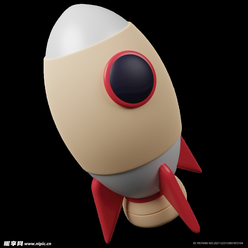 卡通火箭