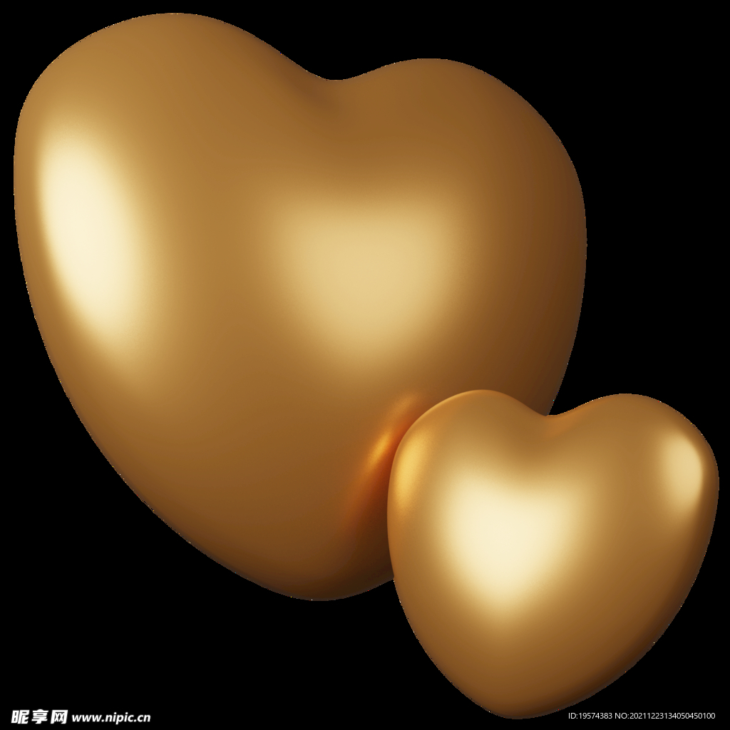 黄金爱心