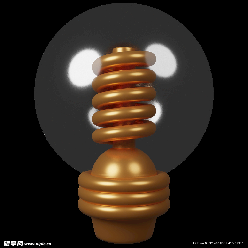 金色灯泡灵感