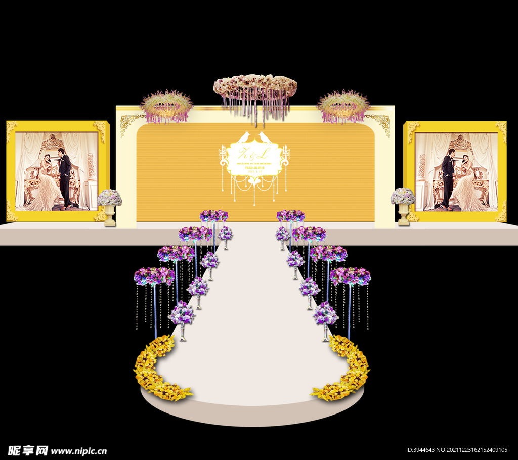 金色系婚礼主题