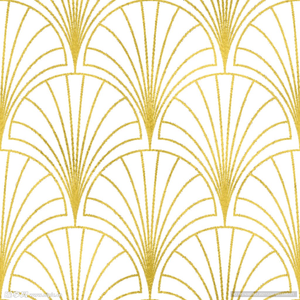 金色抽象线条图案奢华大气