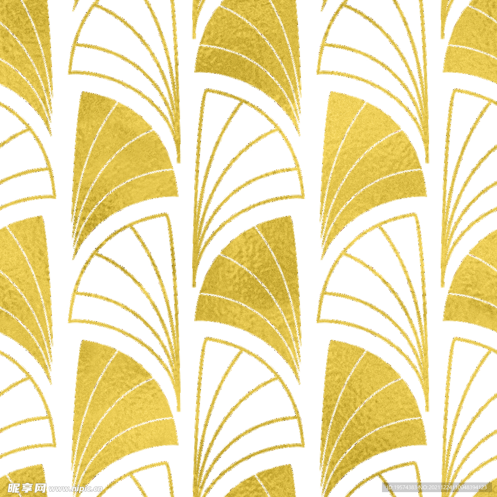 金色抽象线条图案奢华大气