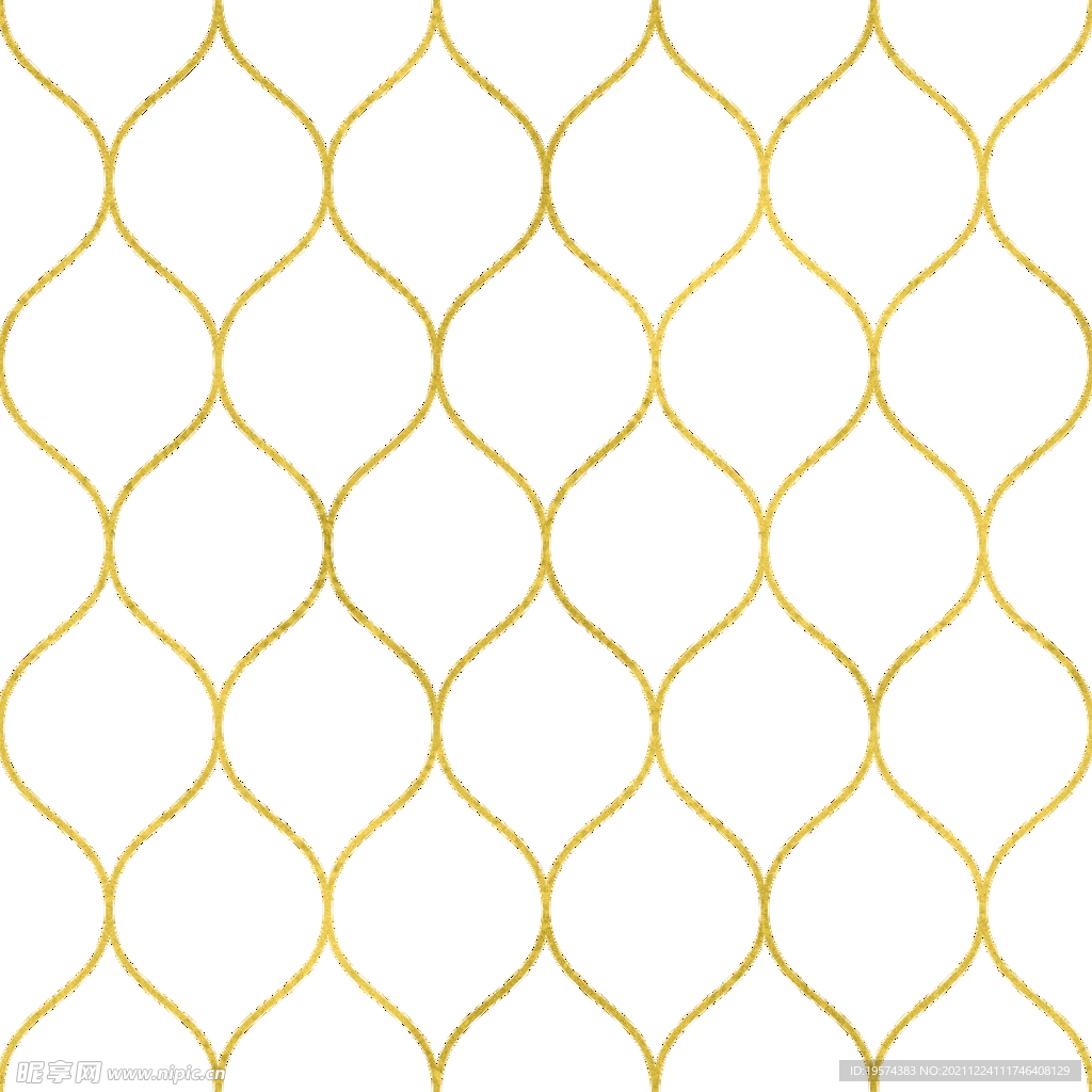 金色抽象线条图案奢华大气