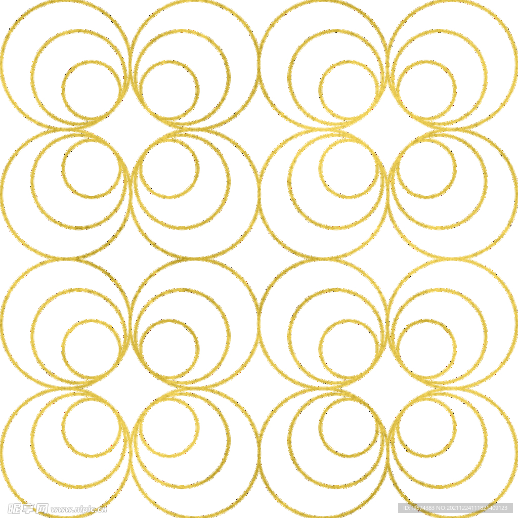 金色抽象线条图案奢华大气