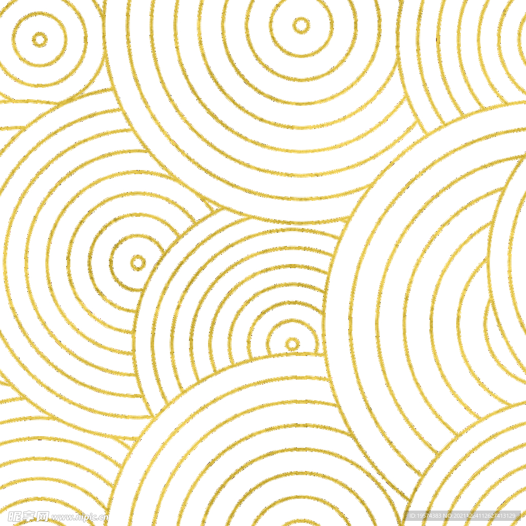金色抽象线条图案奢华大气