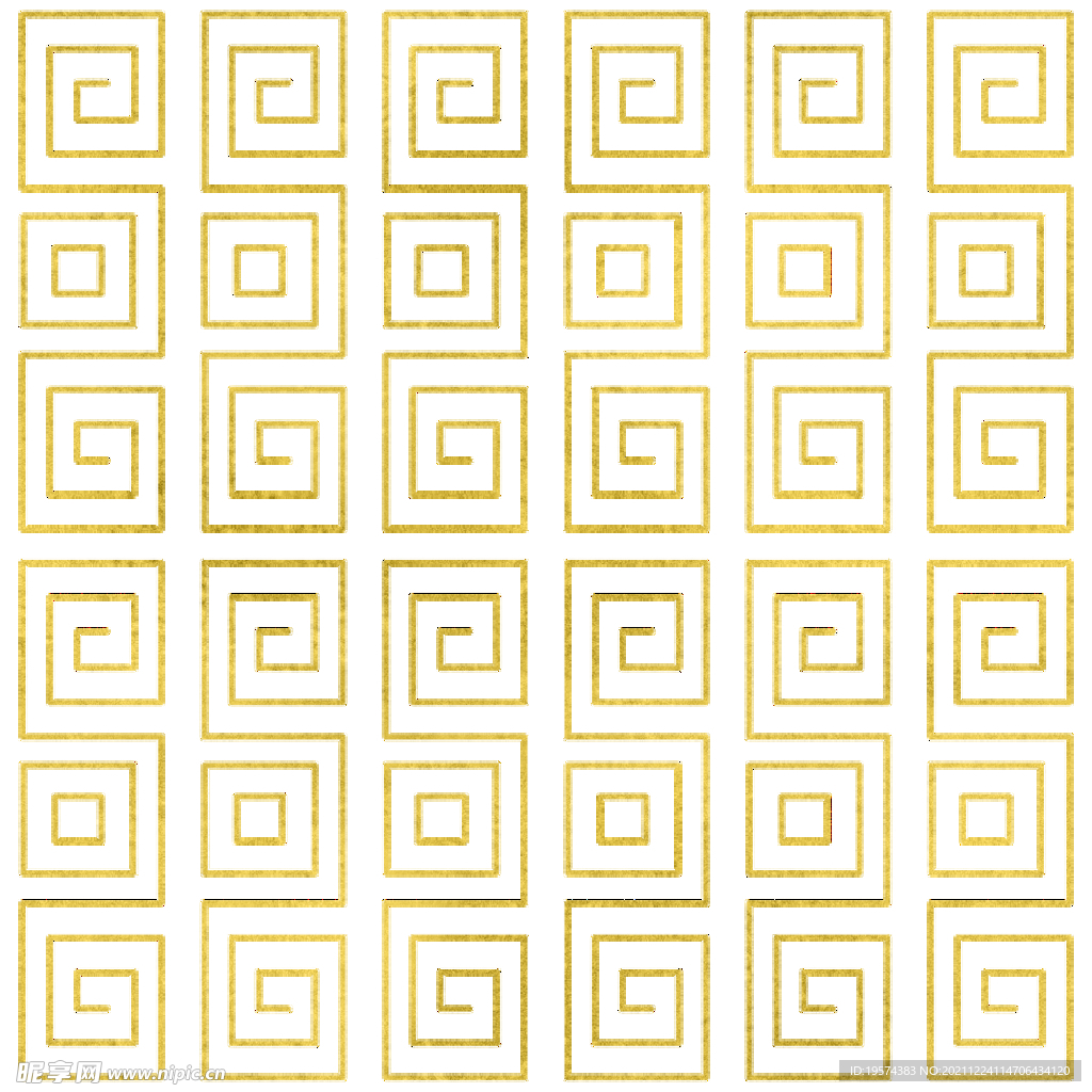 金色抽象线条图案奢华大气