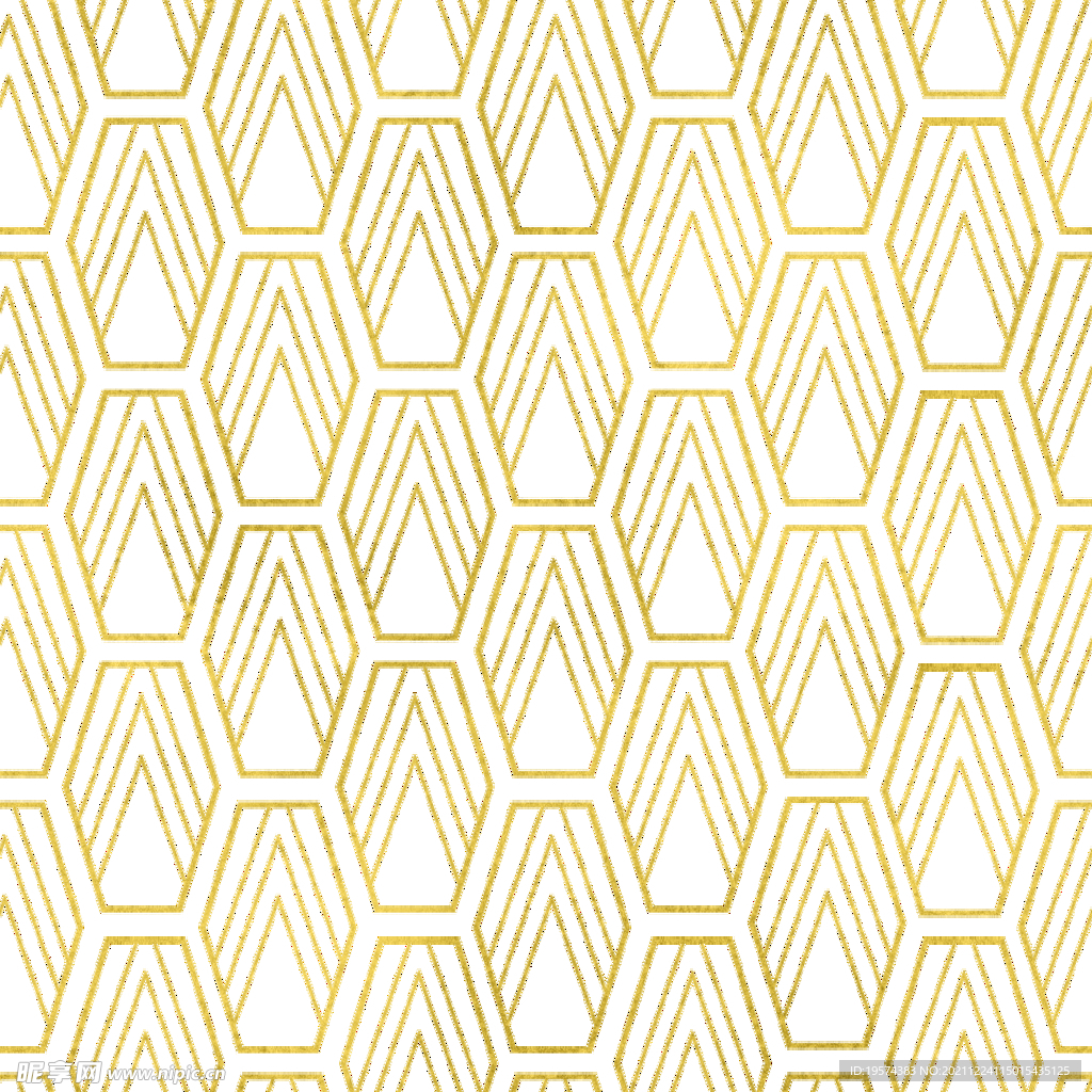 金色抽象线条图案奢华大气