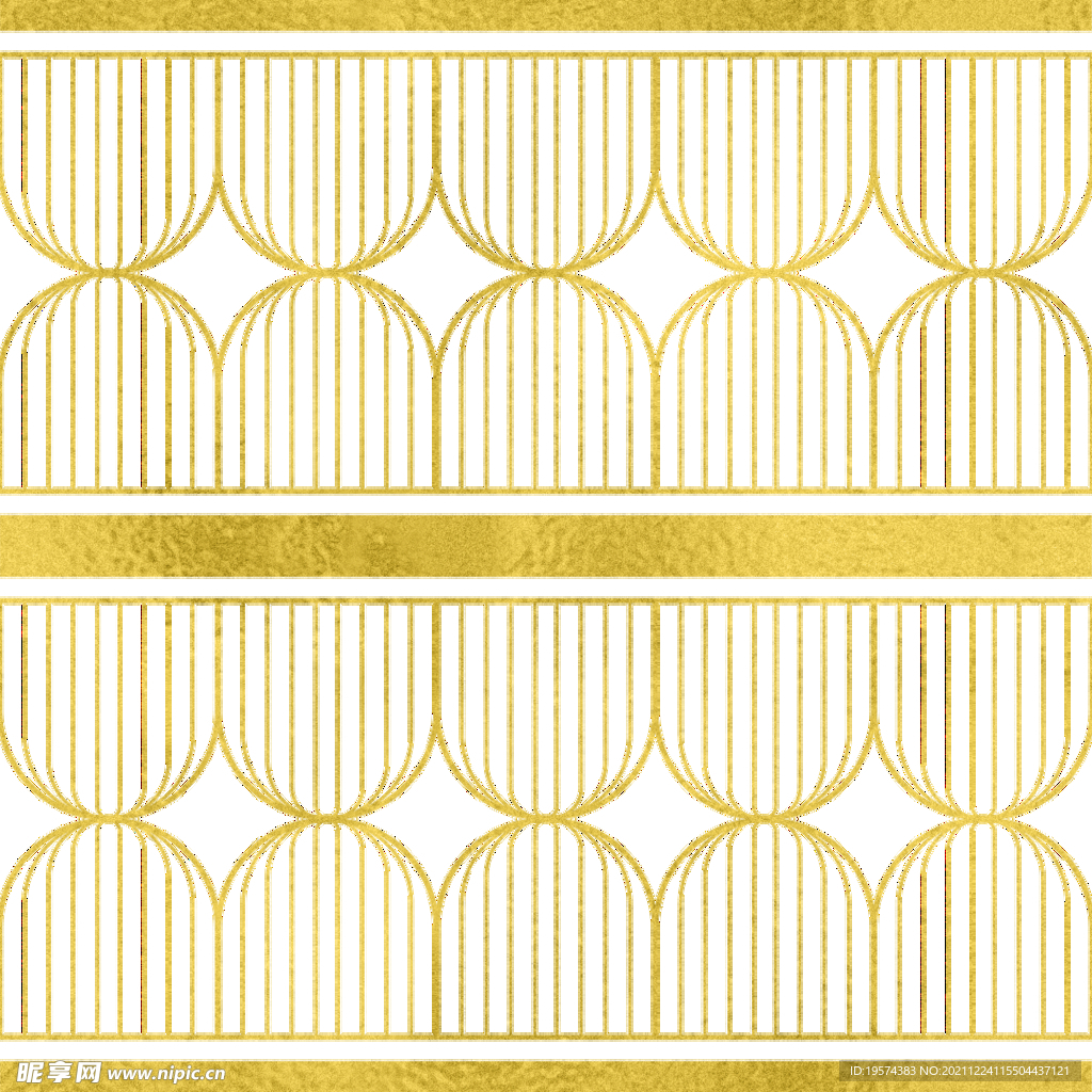 金色抽象线条图案奢华大气